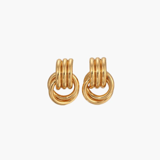 About hoop Earrings Belleza & Glamour gold 