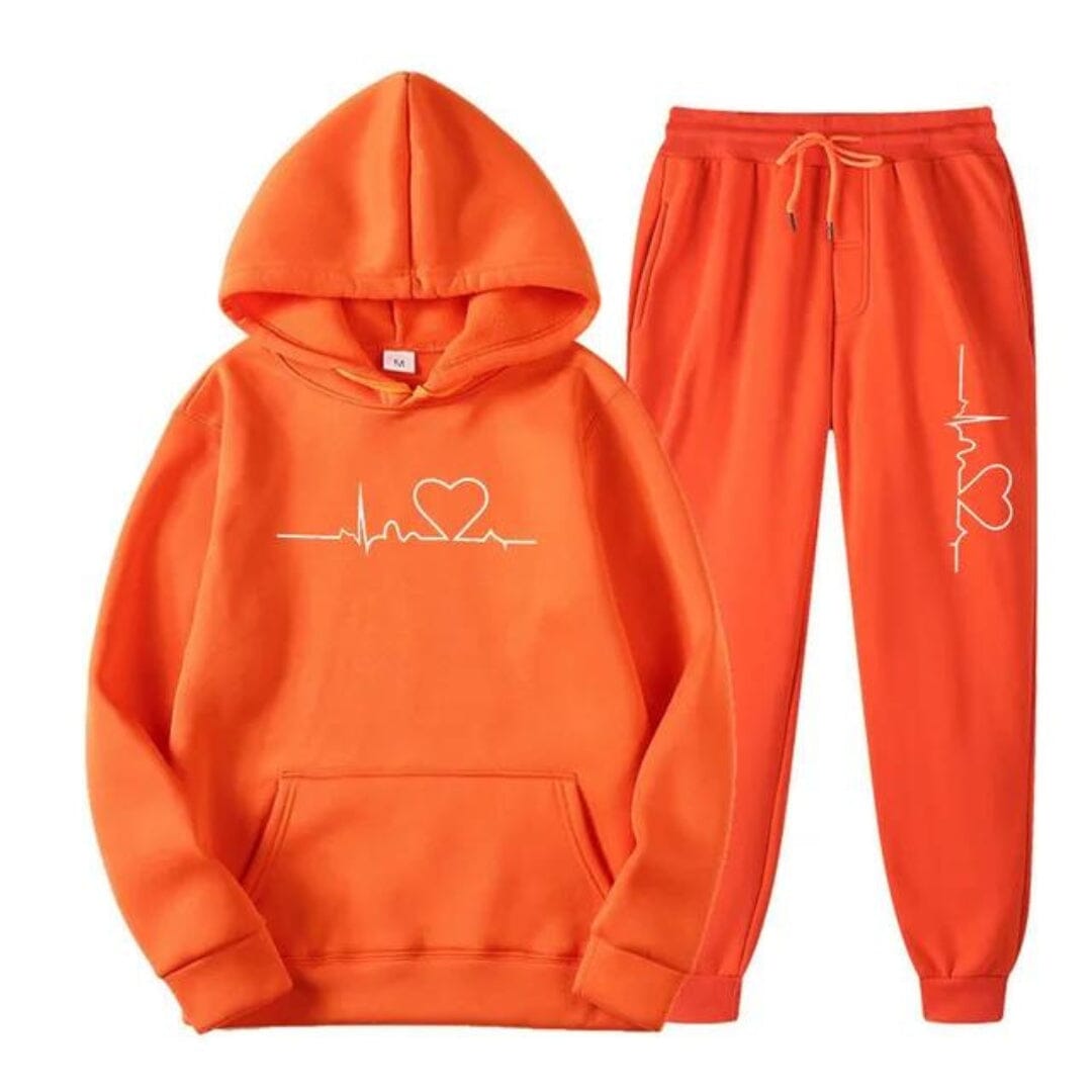 Amilia™ | Comfy and Warm Tracksuit Tracksuit Belleza & Glamour Orange S 