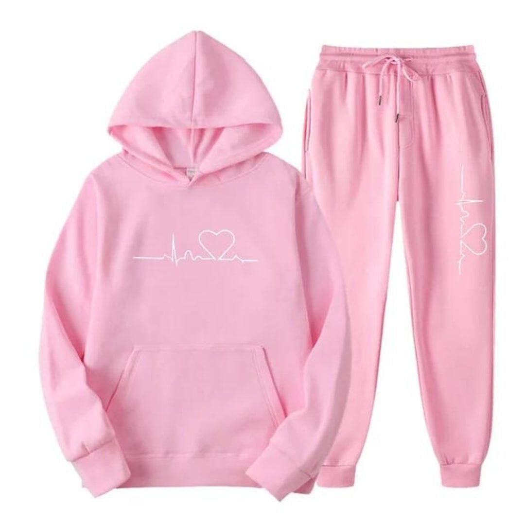 Amilia™ | Comfy and Warm Tracksuit Tracksuit Belleza & Glamour Pink S 
