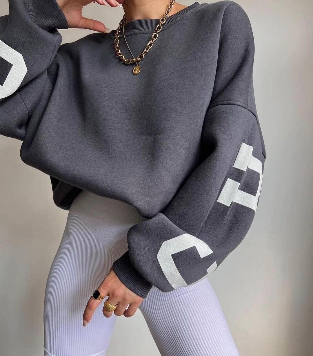 Bella | Snug Oversized Sweatshirt Sweatshirt Belleza & Glamour 