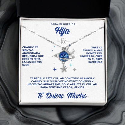 Collar de Estrella | Acabado en Plata | Para Mi Querida Hija Belleza & Glamour 