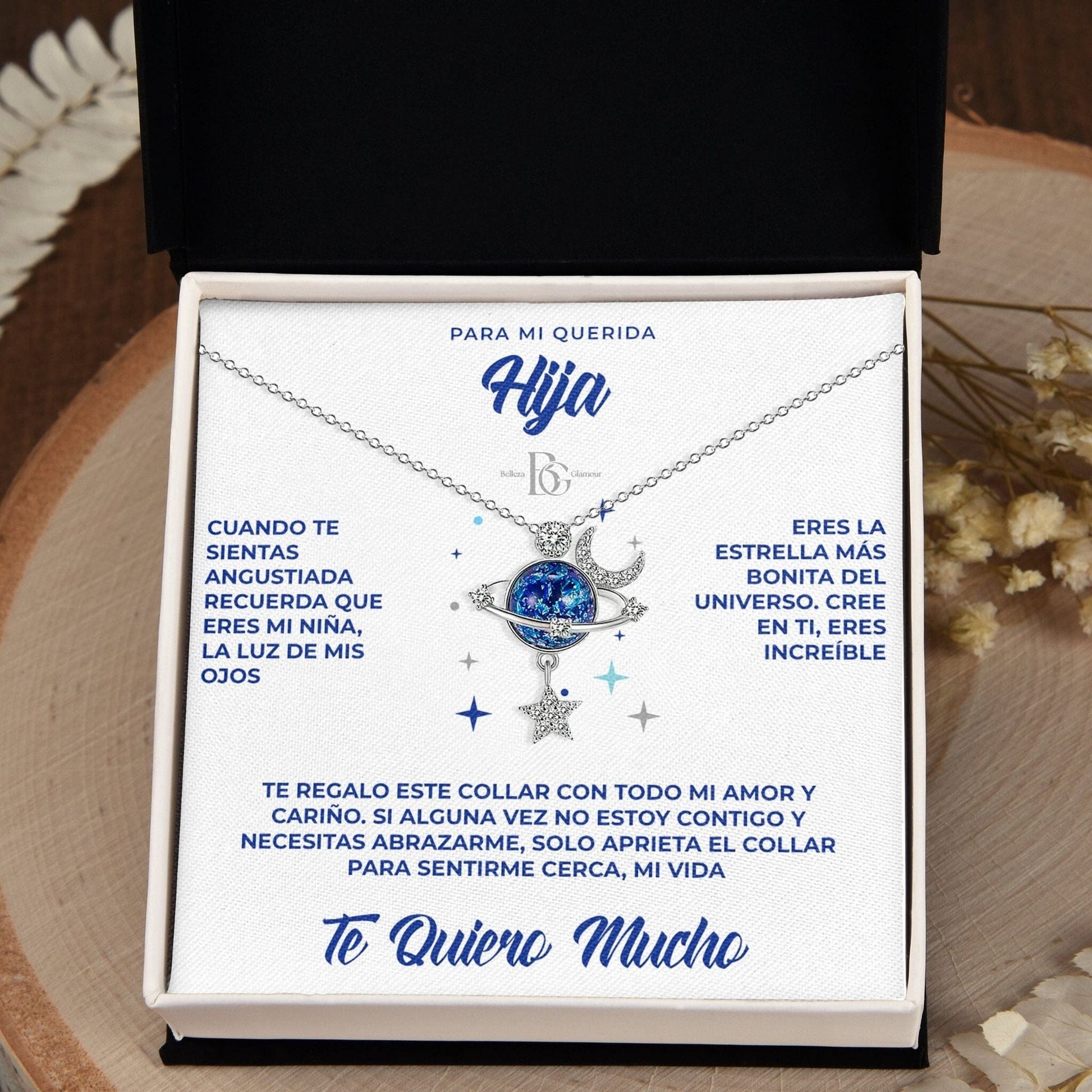 Collar de Estrella | Acabado en Plata | Para Mi Querida Hija Belleza & Glamour 